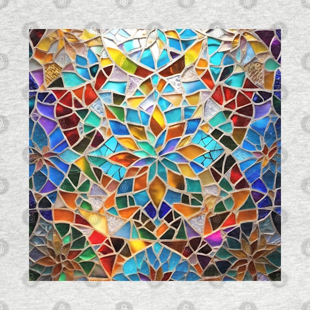 Colorful Glass Mosaik Pattern by craftydesigns